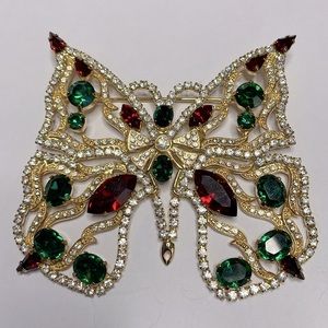 Large Butterfly Brooch